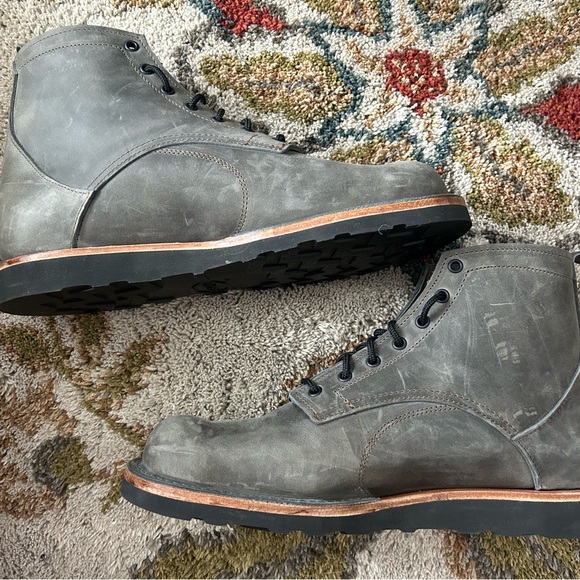 Origin Coronado Gray Leather Men\'s Boots (size 13) main image 7